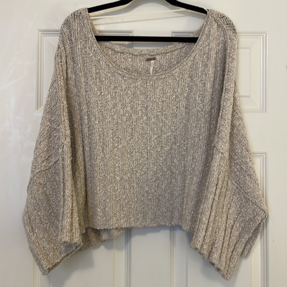 Free People • Good Day Pullover Sweater In Sand